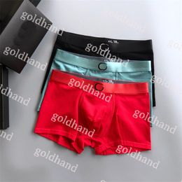 High Quality Mens Underpants Designer Brand Letter Printed Casual Underwear Cotton Breathable Boxers With Box