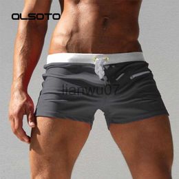 Men's Swimwear New Sexy swimming trunks men swimsuit sunga hot mens swim Swimwear briefs Beach Shorts mayo sungas de praia homens calzoncillos J230707