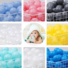 Balloon 100pcs/lot Dry Pool Balls Ocean Wave Ball Soft Pool Toys Colourful Kid Swim Pit Game 7cm Funny Outdoor Indoor Christmas Present 230706