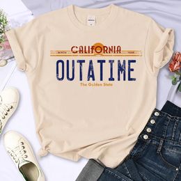 Womens TShirt Back to the Future t shirt women manga tshirts female graphic clothing 230707