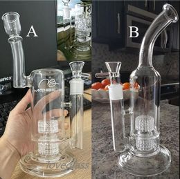 Mobius Glass bong Water Pipes Matrix Perc Hookahs Heady Glass Smoke Water Pipes Dab Rigs With 18mm Joint