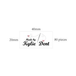 Curtains 80 Piece Custom Clothing Labels, Iron Tags, Ironing Labels, Personalized Name, Custom Design, Name Tags,custom Labels (yt143)