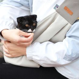 Dog Car Seat Covers Fashion Canvas Temperament Pet Bag Going Out Convenient Cat Braces Travel Diagonal Span One Shoulder