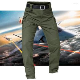Men's Pants 2023 City Tactical Cargo Men Classic Outdoor Hiking Trekking Waterproof Joggers Sweatpants Military Army Multi Pocket Trou