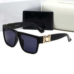 Classical Glasses Designer For Women Mens Sunglasses Gold Side Brand Adumbral With Case L230707