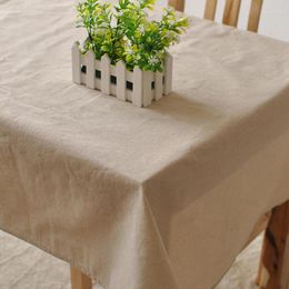 Table Cloth Flaxy Faux Linen With Slubby Texture Soft Tablecloths For Kitchen Dining Tabletop Buffet Banquet Party 221693HTR