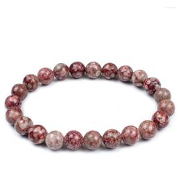 Charm Bracelets 6mm 8mm 10mm 12mm Handmade Lepidolite Yoga Friendship Lover Bracelet Women Men Natural Stone Beads