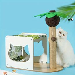 Cat Tree Cat Scratcher Indoor Cat House Cat Condo Cat Furniture Pet House With Cat Scratching Posts