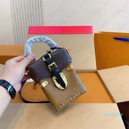 2023-Women bag Petite Malle handbag Trunk mini tote designer Shoulder crossbody Mobile phone bags beach wallet messenger Sacoche Men