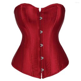 Bustiers & Corsets Corset Sexy Top Plus Size Lingerie Gothic Overbust For Women Brocade Burlesque Vintage Costumes Erotic Mujer