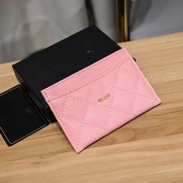 Designer Men Women's Purse Double-sided Top Leather Holder Women's Purse Minimalist Coin Key Bag Buckle multi-card bag