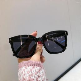 Sunglasses Brand 2023 Design Women Luxury Glasses Lady Square Sunglass Gradient Pink Blue Lens Men Eyeglasses W97683