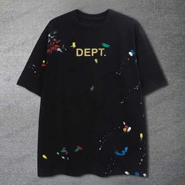 Men's T-Shirts 2023 Colorful Letter Print Brand Men Short-sleeved T-shirt Social Club Outfits Tee Shirt Homme Men Spring O-Neck Tshirt For Men T230707