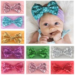 Hair Accessories Born Toddler Baby Headband Headdress Kids Girl Headbands Bow Knot Turban Multicolor Drop