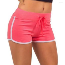 Active Shorts Gym Fitness Sports Women Ladies Pants Yoga Mini Striped Dance Sport Stretch