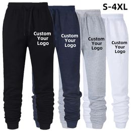 Mens Pants Customise your Men Fashion Sports Trousers Drawstring Jogging Casual Baggy Sweatpants 230706