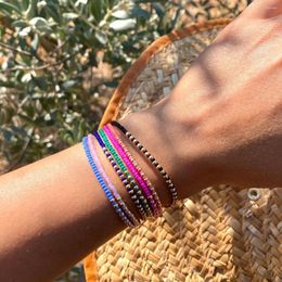 Strand Vlen Multicolor Boho Miyuki Seed Beads Dainty Bracelets For Women Gold Plated Bracelet Stack Surf Pulseras Summer Jewellery