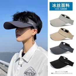 Ball Caps Sun Protection Baseball Cap Men Summer Face Covering Block UV Rays SunCap Running Sports Casquette Empty Top Hat Women Youth 230707