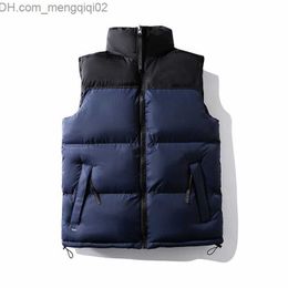 Men's Down Parkas Mens Down Winter Jacket Coat High street Casual Vests couple Stylist Down Outerwear Size S-2XL Z230711