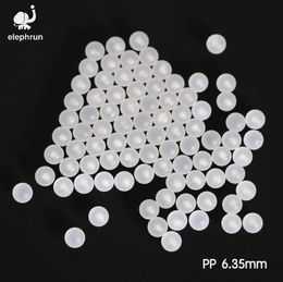 1/4'' (6.35mm) Polypropylene ( PP ) Sphere Solid Plastic Balls for Valves and Low Load Bearings, Flotage Valves and Fluid Level Indicator