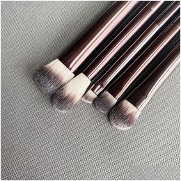 Makeup Brushes Hourglass Eye Set Luxury Eyeshadow Blending Sha Contouring Highlighting Smudge Brow Concealer Liner Cosmetics Tools M Dhrpb Q240507