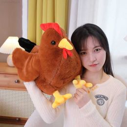 Stuffed Plush Animals 30/40cm Kawaii Chicken Plush Doll Toys Children Animal Hen Plush Toy Boys Girls Sleeping Soft Stuffed Chick Doll Birthday Gifts L230707