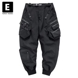 Dress Hip Hop Cargo Pants Men Function Military Pants Big Size Haruku Black Harem Pants Joggers Pencil Trousers Streetwear