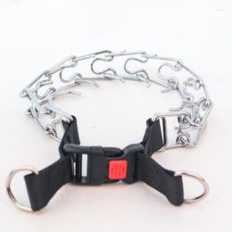 Dog Collars Metal Iron Lock Necklace Removable Stimulation Chain Pet Supplies Collar Neck Ring