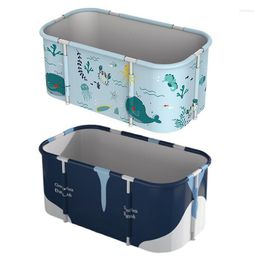 Storage Bags Soaking Bathing Tub Sturdy Baby Bath Efficiently Maintaining & Cold Temperature Bathroom Folding SPA For Adults Boys