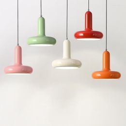 Pendant Lamps Modern Colourful Bedroom Bedside Lamp Nordic Creative Dining Table Bar Designer Small
