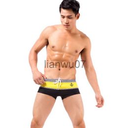 Men's Swimwear man's swim short brand swimwear men flamingo surf wear beach short plus size swimming for male J230707