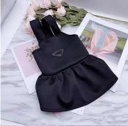 Cute Pet Dresses Dog Black Apparel Outdoor Lovely Charm Teddy Schnauzer Dress Party Banquet Spring/Summer Trendy Bulldog Skirt