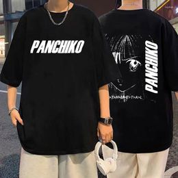 Men's T Shirts Panchiko DEATHMETAL Double Sided Print Tshirt Men Women Oversized Tee Shirt Male Manga T-shirt Man Pure Cotton Summer