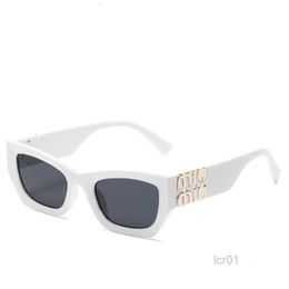 Fashion Sunglasses Miu Womens Personality Mirror Leg Metal Large Letter Design Multicolor Smu09 11ws Glasses Factory Outlet Promotional Special