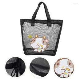 Storage Bags Large Beach Bag Foldable Travel Capacity Luggage WaterProof Handbags Supermarket Grocery Multi Functional With Zipper