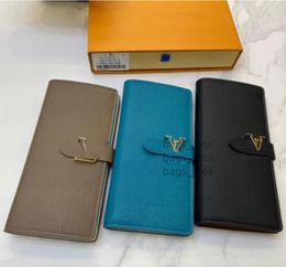 M81499 Vertical Wallet Designer Women's Wallet Credit Card Bag Solid Mini Handbag M62157 Taurillon Leather ll