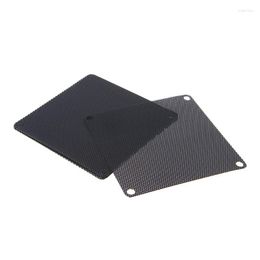 Computer Coolings 5PCS PVC Fan Dust Filter PC Dustproof Case Cuttable 80mm Mesh Black Cooling