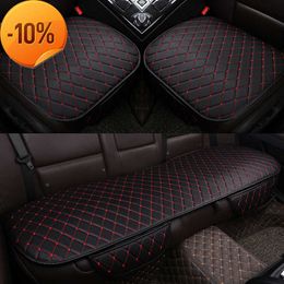 New Universal Leather Car Seat Cover Cushion Front Rear Backseat Seat Cover Auto Chair Seat Protector Mat Pad Interior Accessories