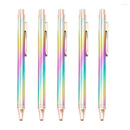 1pc Metal Ballpoint Pen For School Stationery Office Beautiful Gift