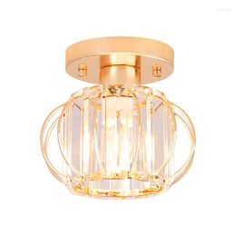 Ceiling Lights Nordic Aisle Light Corridor Modern Hallway Cloakroom Pentagram Crystal Lamp