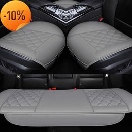 New Waterproof Leather Car Seat Cover Protector Mat Universal Front Rear Breathable Van Auto Vehicle PU Seat Cushion Protector Pad