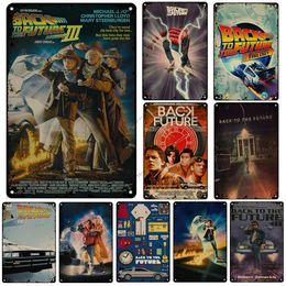 American Movie Metal Signs Vintage Movie Metal Poster Film Cinema Tin Sign Decoration For Man Cave Bedroom Cinema Wall Home Decor Living Room Art Painting w1