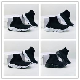 Kids Fashion Ankle Boots Speed Stretch Mesh High Top Chaussure Running Shoes Knit Sock Mid-Top Trainer Sneakers