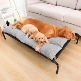 Elevated Dog Bed, Outdoor Raised Dog Cots Bed For Large Medium Small Dogs, Cooling Camping Elevated Pet Bed