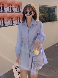 Casual Dresses Women's Clothing 2023 Girls Y2K Summer Shirt Women Midi Harajuku Chic And Elegant Woman Dress Robe Hiver Vestido