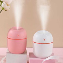 Humidifiers New Humidificador Mini Air Humidifier Aroma Essential Oil Diffuser Portable Humidifier for Home Car USB with LED Night Lamp