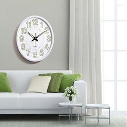 Wall Clocks Hanging Quartz Clock Silent Simple Multifunctional Dust-proof Household Tools Luminous Digital Creative