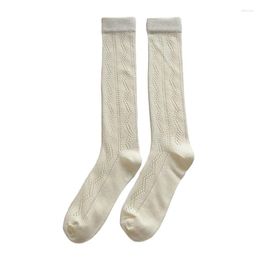 Women Socks High Stockings Long Calf Women's Spring And Summer Day Department Jk Hollowed Out College Style Mesh