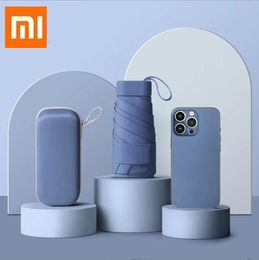 Products Xiaomi Mijia Ultraviolet Umbrella 6 Ribs 90cm Small Mini Umbrella Sunscreen Blocks Ultraviolet Rays Light Easy Carry Personal Um