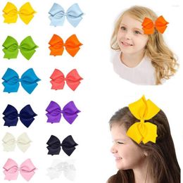 Hair Accessories 12pcs/pack Baby Girls' King Grosgrain Bow Girl Big Bows